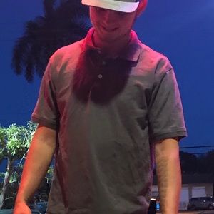 Grey nice collard shirt